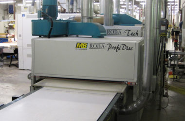 Bottom Sander in line with a ROBA Tech