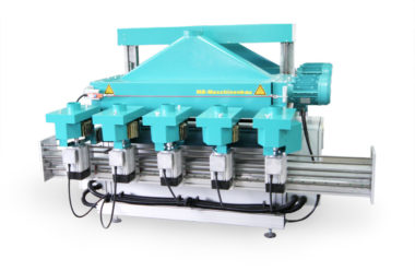 Special solution with additional, laterally adjustable edge processing units